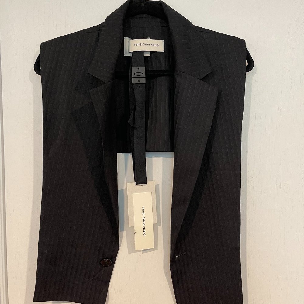 Feng Chen Wang Black Blazer